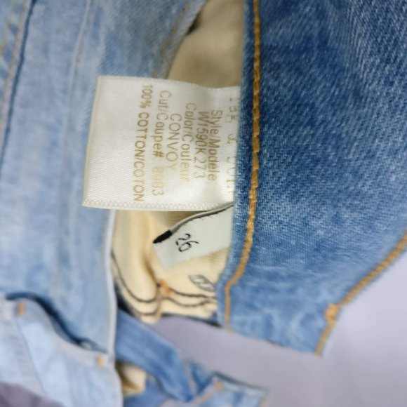 Rag & Bone THE DRE CONVOY Moto Destroyed Boyfriend Distressed Jean 26w +MEASUREM - Picture 8 of 9